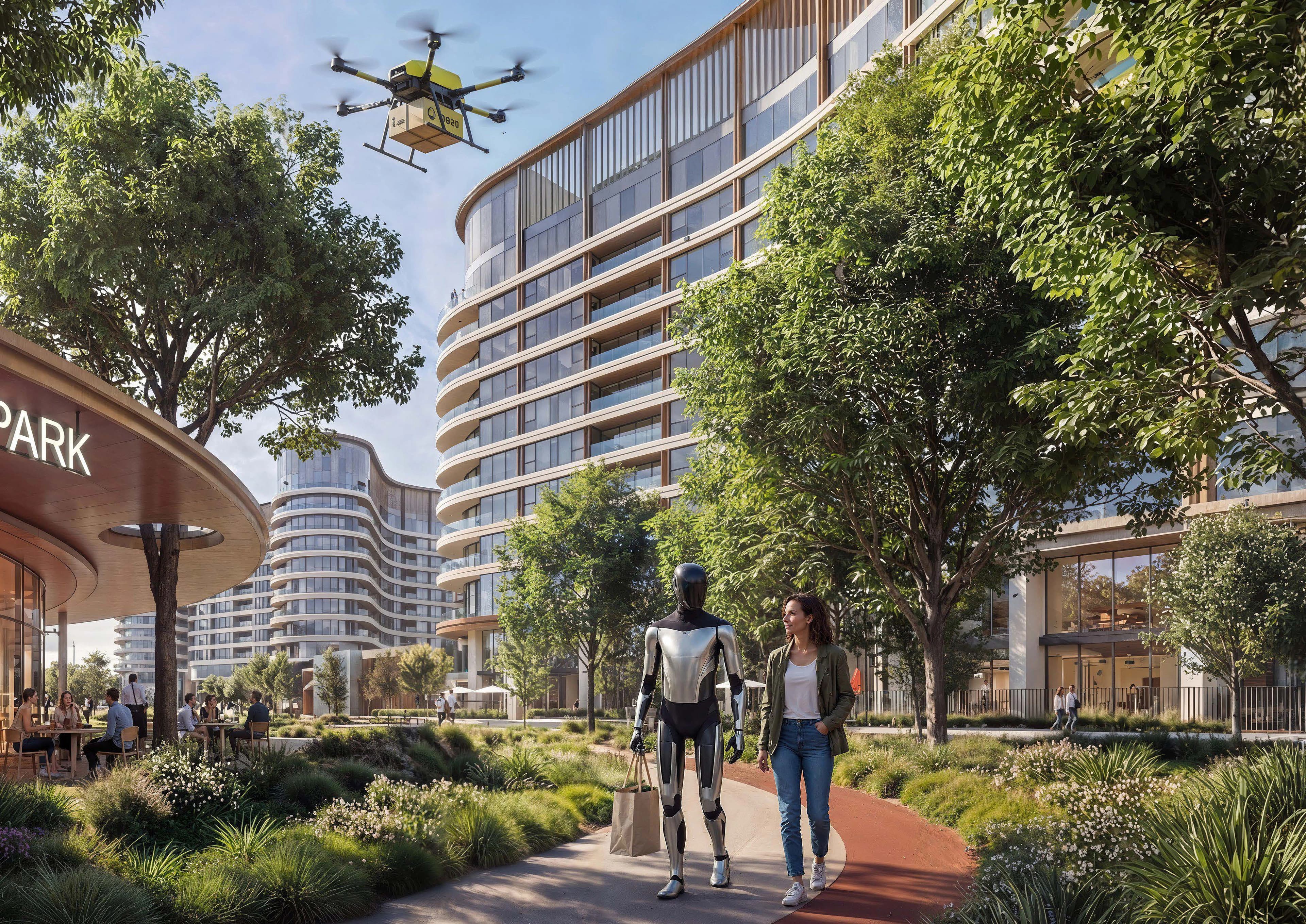 The Woods Abode — smart sustainable community with cycling paths and green corridors
